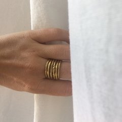 Anillo irregular - Bronce ( por unidad)