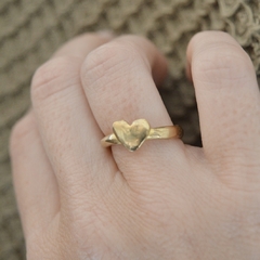 Anillo Heart bronce