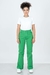 801.Wide leg Verde Benetton - comprar online