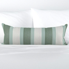 Almohadón Linen Stripes Aqua - comprar online