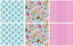 Combo Aqua Rose: 3 diseños para almohadones! - comprar online
