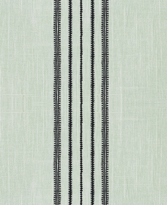 Embroidered Stripes Charcoal