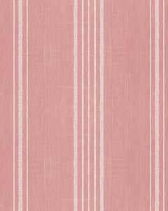 Embroidered Stripes Coral