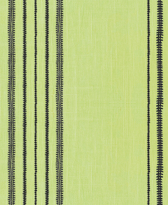 Embroidered Stripes Lime