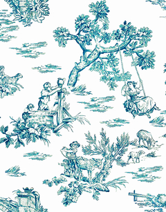 Toile Teal en internet