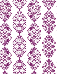 Mantel Ikat Grape