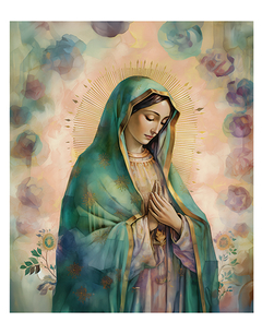 Panel Three Virgins Guadalupe