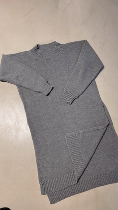 Maxi Sweater Cuello redondo - tienda online