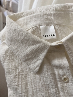 Camisa Crop algodón