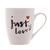 Caneca de Porcelana Just Love You 350ml Lyor - comprar online