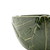 Centro de Mesa Decorativo de Cerâmica Banana Leaf Verde 15,5x15,5x9cm Lyor - comprar online