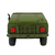 Miniatura Colecionável Carro Viatura Militar HMMWV Retrô - EUQUEROUM