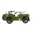 Miniatura Colecionável Carro Jeep Militar Verde Arm 31cm Retrô Verito - EUQUEROUM