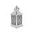 Conjunto Com 2 Lanternas Marroquinas Decorativas LED Brancas Envelhecida 27cm Verito - EUQUEROUM
