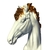 Estátua Para Decoração Luxo Chess Cavalo Branco de Resina Verito - EUQUEROUM