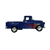 Imagem do Miniatura Colecionável Chevy 3100 Stepside Pick Up 1955 Azul Flame 1 32 Kinsmart