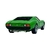 Miniatura Colecionável Lamborghini Miura P400 SV 1971 Verde 1/34 Kinsmart - loja online