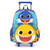 Mochila De Rodinhas Escolar Baby Shark E Estojo Azul E Amarelo Luxcel - comprar online