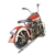 Moto Vintage Decorativa De Metal Red & White 1208 na internet