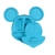 Prato Com Tampa 3D Mickey Azul BabyGo Premium - comprar online