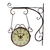 Relógio De Parede Dupla Face Com Corrente Fleur De Lys France Paris Verito - comprar online