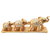 Trio Decor Golden Elefantes Luxo Verito - comprar online
