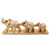Trio Decor Golden Elefantes Luxo Verito - EUQUEROUM