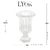 Vaso de Vidro Sodo Cálcico Renaissance 15x24cm Lyor - comprar online
