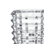 Vaso Decorativo Transparente Diamond 29,6x15,3cm Studio Crystal - comprar online