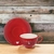 Xícaras Para Chá Com Pires De Porcelana Lamour Vermelha 160ml 6 Peças Hauskraft - loja online