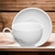 Xícaras Para Chá Com Pires De Porcelana Manhattan Branca 160ml 6 Peças Hauskraft - comprar online