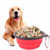 Comedero Portatil Bebedero Silicona Plegable Viajes Mascotas - Mascotas Ya! | Online Pet Shop