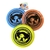 Juguete Frisbee Pet Max Flotante Diversion Paseos Perros 18 Cm