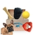 Mascobox Kit Mordelon Juguete Nylabone Super Resistente Medianos Hasta 20 Kl