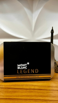 Kit Mont Blanc Legend EDP - Pós Barba 30ml + Gel de Banho 30ml + Caneta 7.5ml