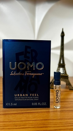 UOMO Salvatore Ferragani Feel EDT Pour Homme - Amostra - Original 1,5ml