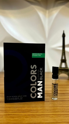 Benetton Colors Man Black - Amostra - Original 1,5ml