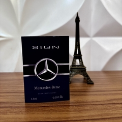 Mercedes benz sing edp 1,5ml Amostra Original