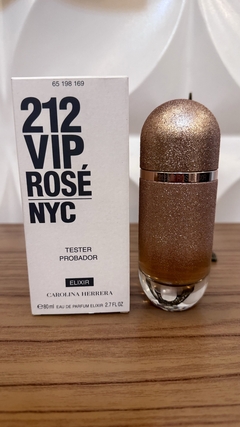 212 Vip Rose Elixir Lançamento Tester 80ml