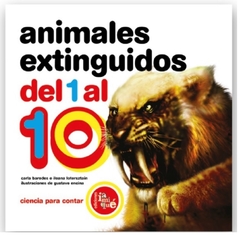 ANIMALES EXTINGUIDOS DEL 1 AL 10 - CIENCIA PARA CONTAR