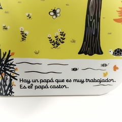 Libro con texturas ¡Mira, es papá! - Christel Denolle - La Livre - Librería de barrio