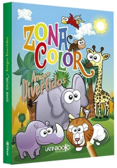 Zona color. Amigos divertidos - Libro para colorear