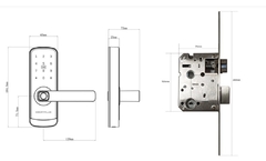 Cerradura digital T1 - comprar online