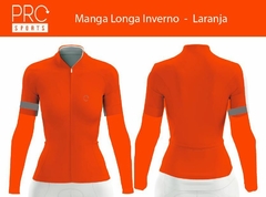 Blusa PRO Long Laranja - Feminina on internet