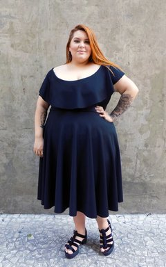 VESTIDO CIGANINHA GODÊ PRETO