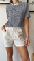 SHORT KATE lino blanco - tienda online