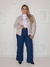 Jaqueta jeans bolsos frontais botões dourado - comprar online