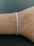 Pulseira Grumet Dupla - Prata -4,0 g - 21 cm - 3 mm - comprar online