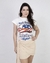 Camiseta Tshirt Chapéu Western Nude Off White