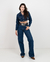 Jaqueta Jeans Cropped Escura - comprar online